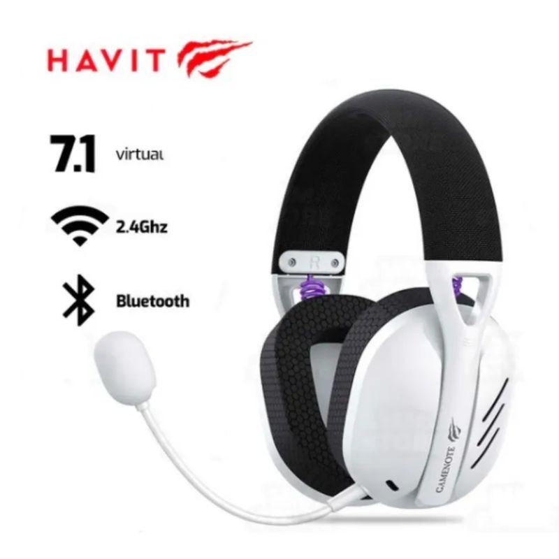 HAVIT - AURICULAR HAVIT GAMENOTE FUXI-H3 INALAMBRICOBT BLANCO