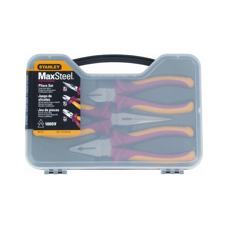 STANLEY - JUEGO ALICATES AISLANTES 1000V X3PZS STANLEY