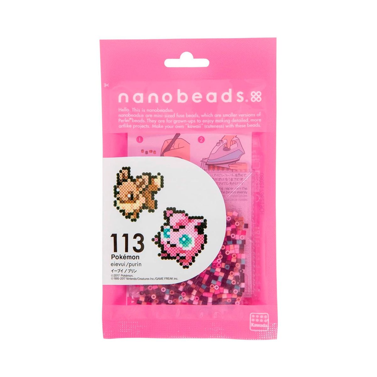 POKEMON - Pokemon Nanobeads Mini Set Eevee Jigglypuff
