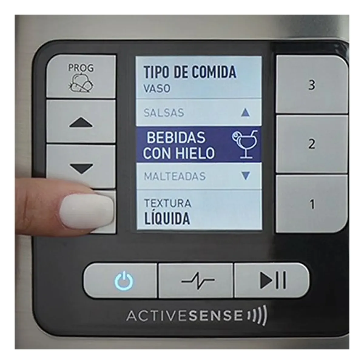 OSTER - Licuadora Oster ActiveSense Silver 2L con Blender BLSTTDGNBG