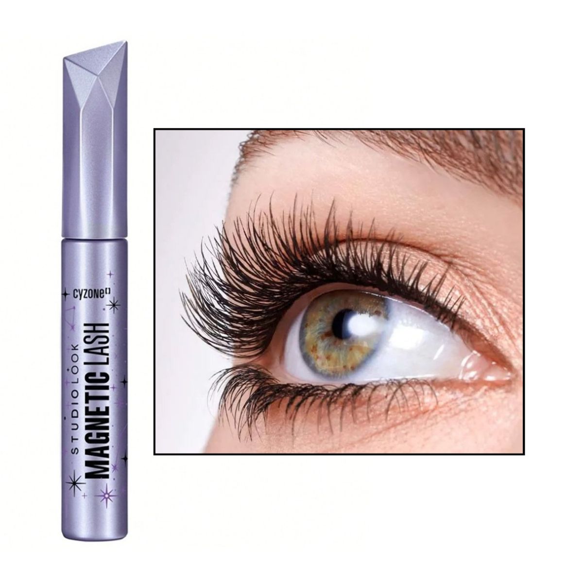 CYZONE - Rímel Máscara de Pestañas Magnetic Lash Studio Look Cyzone negro