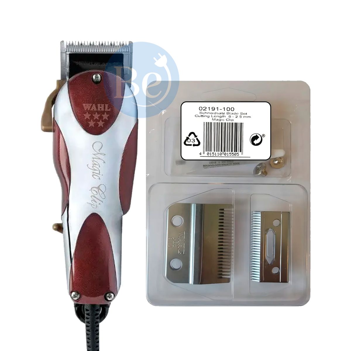 WAHL - Combo Wahl Cortadora de Cabello Magic Clip y Cuchilla De Repuesto