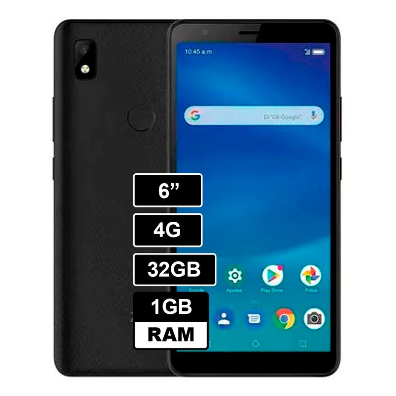 ZTE - Celular ZTE L210 32GB 1GB RAM NEGRO