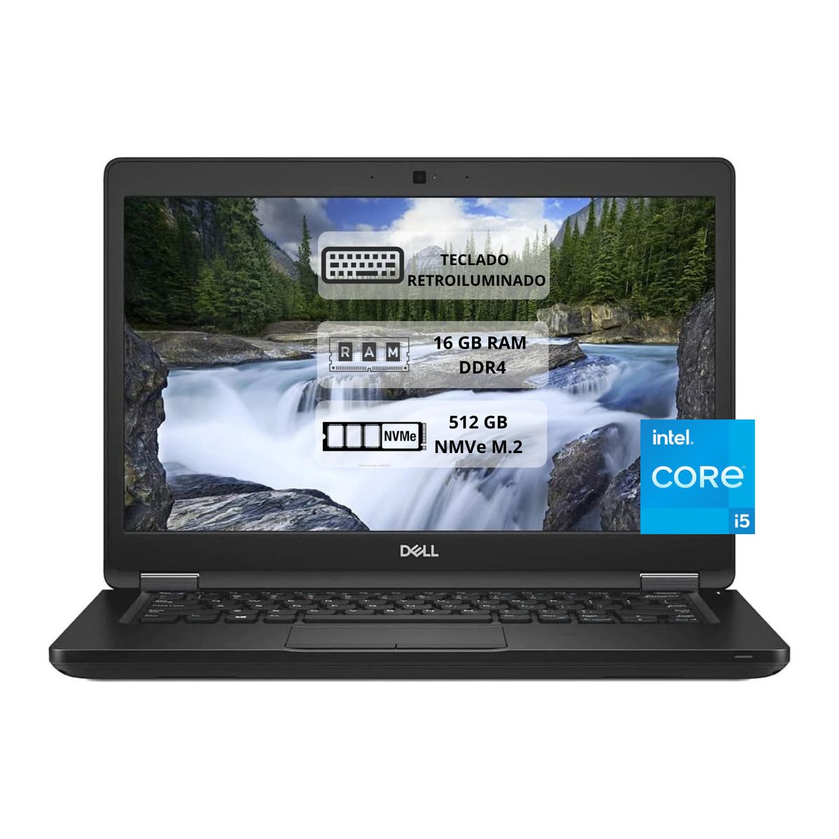 DELL - Laptop DELL Core i5-8350U 16GB RAM - 512GB M2 NMVe + Regalos