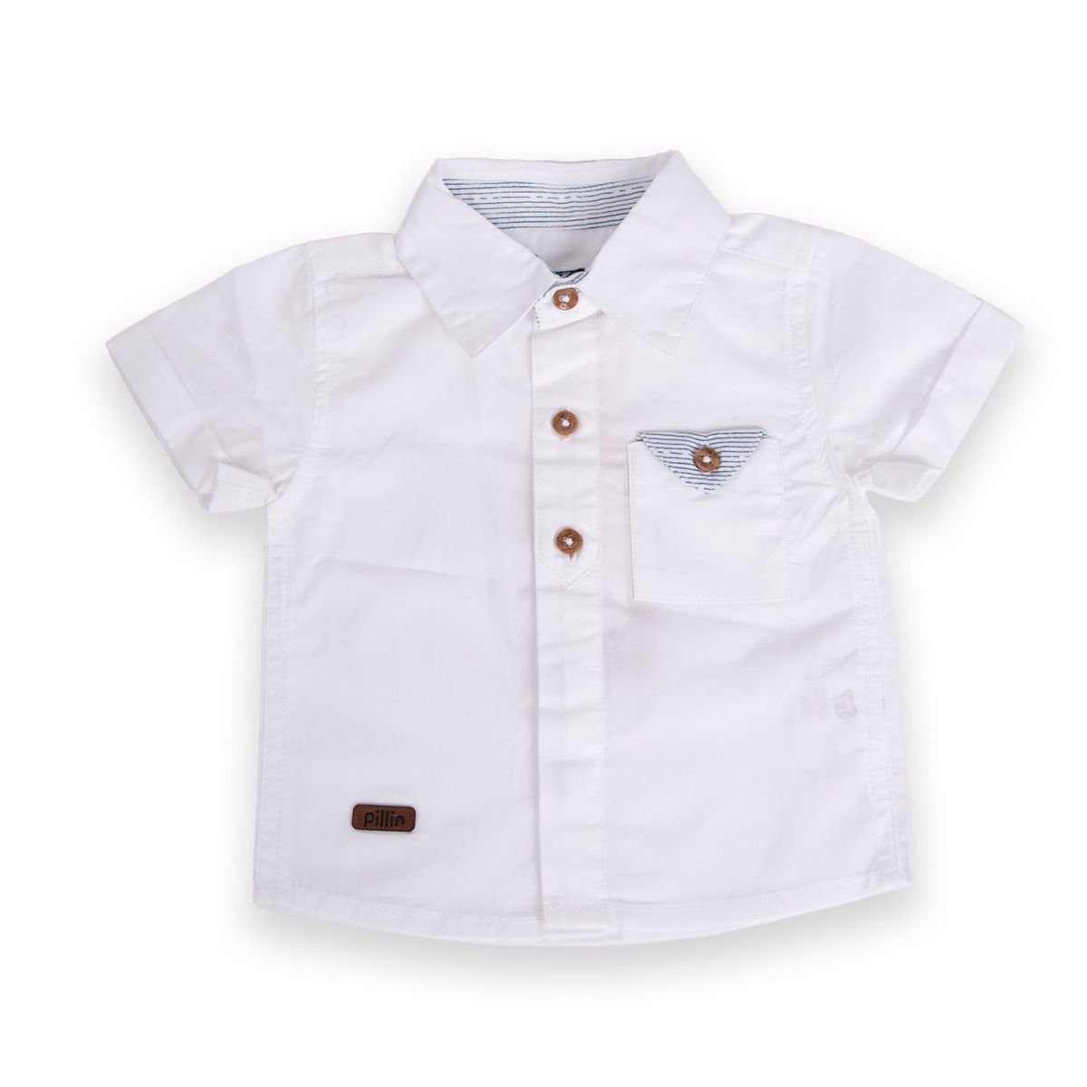 PILLIN - Camisa Bebe Niño PVA811-24BCO