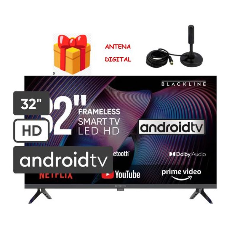 BLACKLINE - TELEVISOR SMART TV BLACKLINE HD 32 BL-TV32HEG5F4PE LED+ANTENA