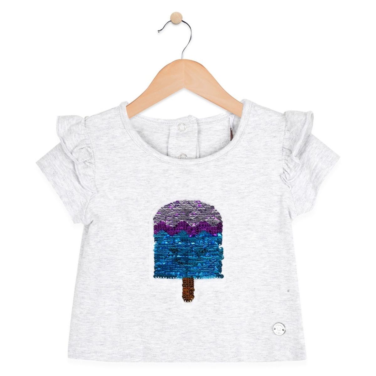 PILLIN - Polo bebe niña PVQ631GRI