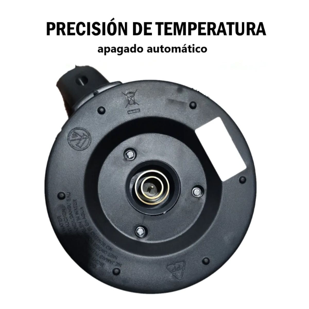 GENERICO - Hervidor de Agua 3 LITROS Grande de Acero Inoxidable Eléctrico