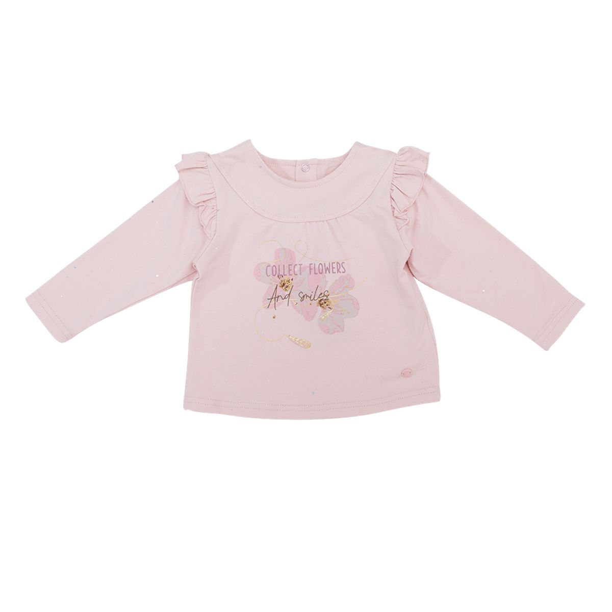 PILLIN - Polo Manga Larga Bebé Niña PVV606ROS