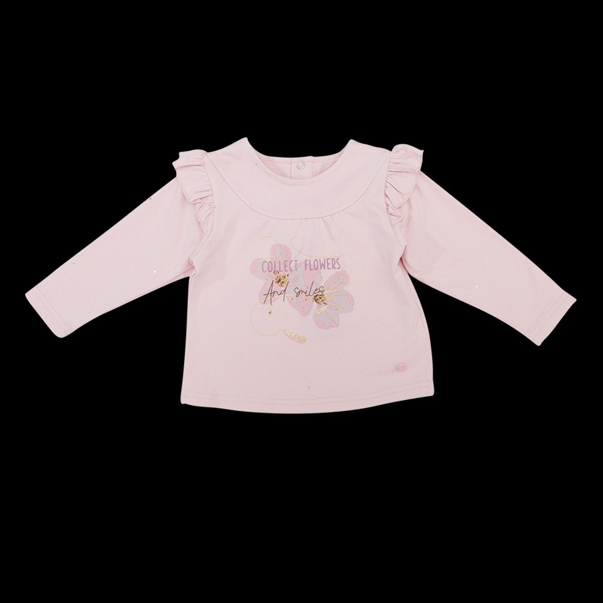 PILLIN - Polo Manga Larga Bebé Niña PVV606ROS