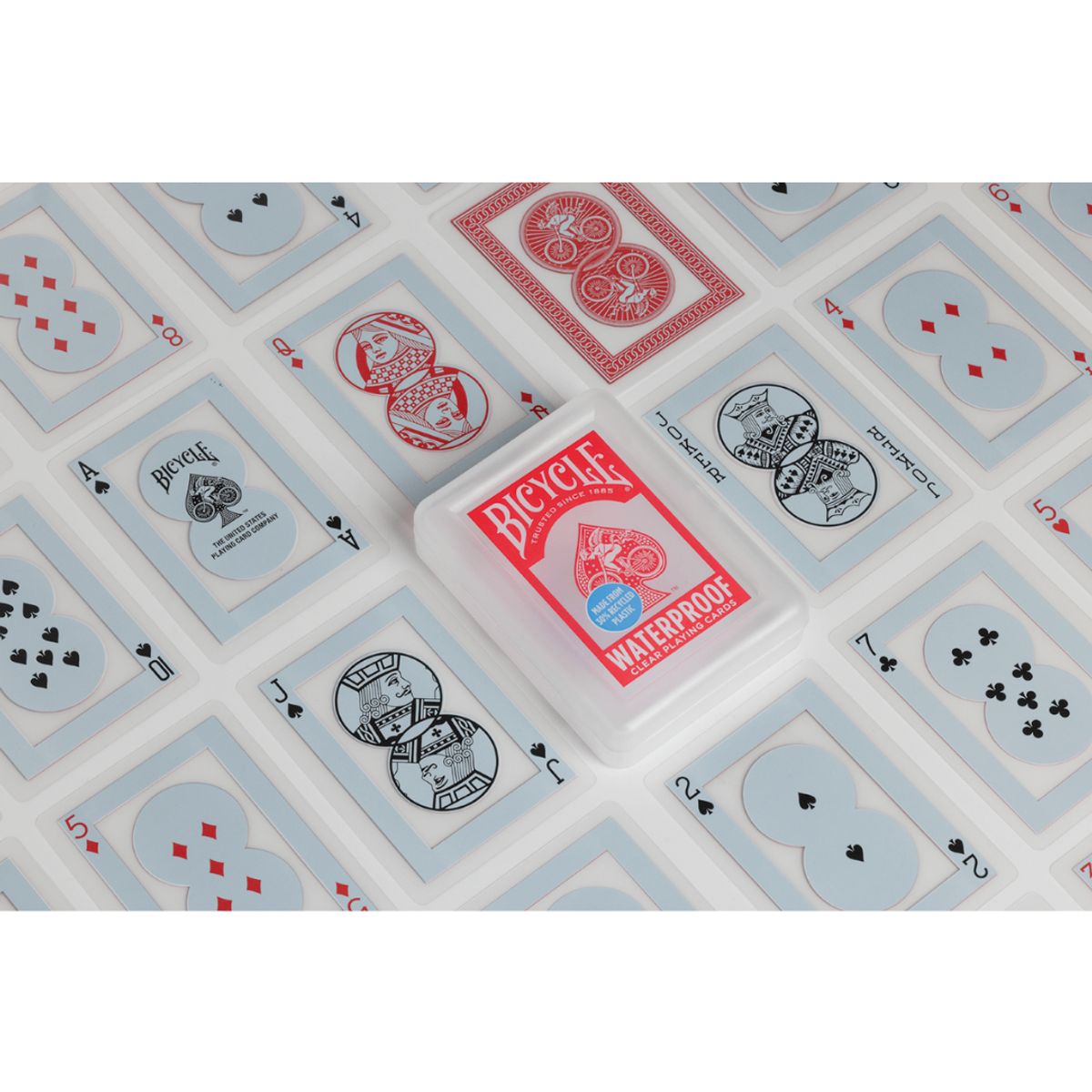 GENERICO - Cartas Poker Bicycle Original Rojo Plástico Impermeable