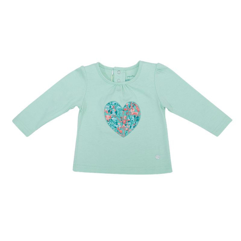 PILLIN - Polo Manga Larga Bebé Niña PVV641JAC