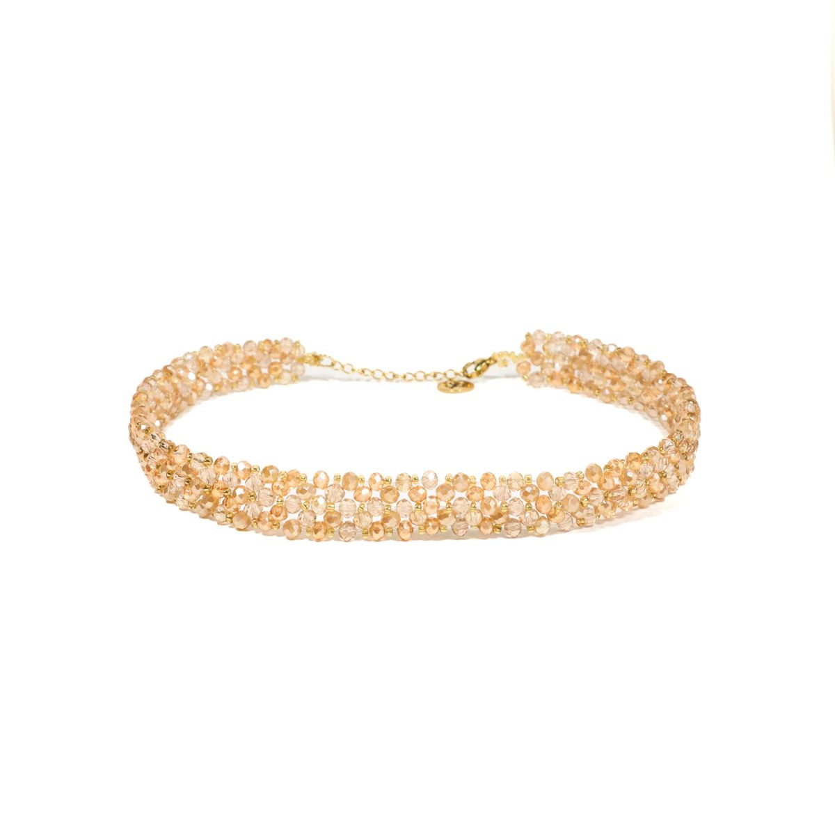 SAMANTHA PINTO HANDMADE ACCESSORIES - Collar Esmeralda Dorado