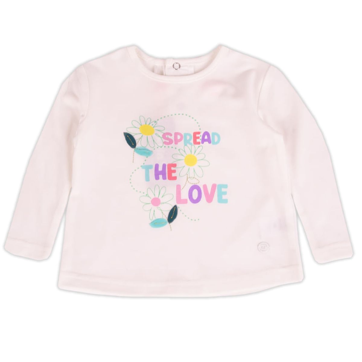 PILLIN - Polo manga larga Bebe niña PVY604-23BCO