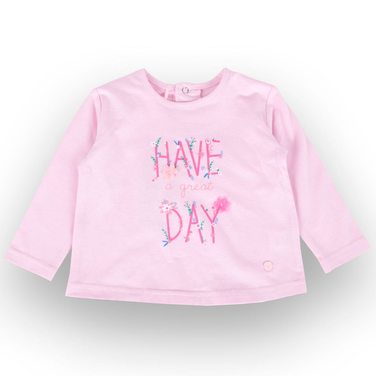 PILLIN - Polo manga larga Bebe niña PVY604-23ROS