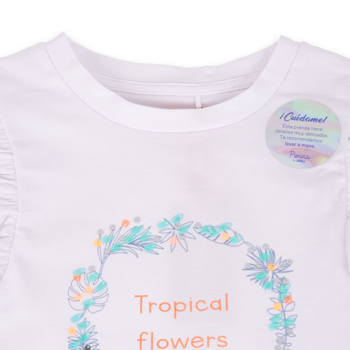 PILLIN - Polo Niña PVA664-24BCO