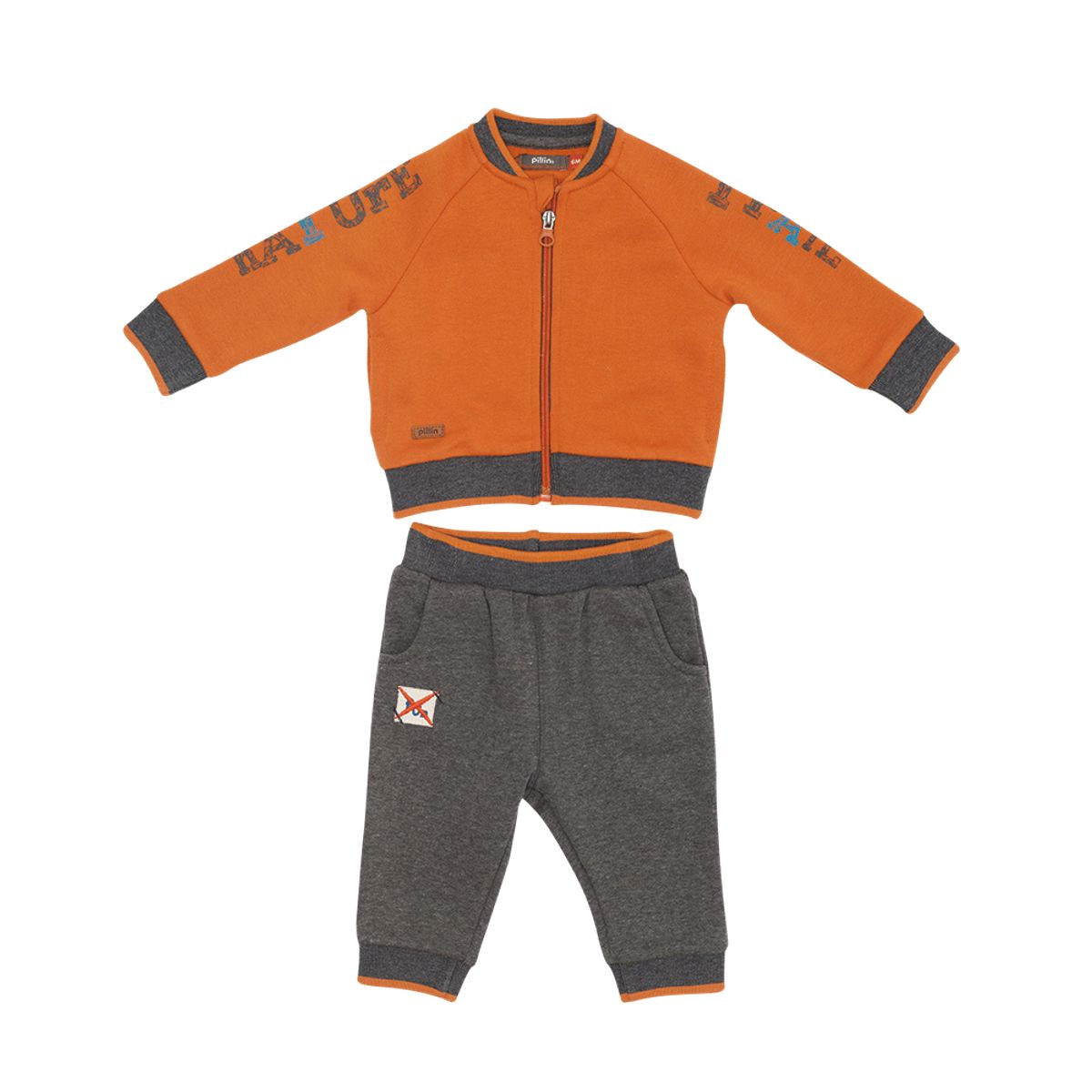 PILLIN - Buzo Bebé Niño con Polera Estampado PVV509OCR