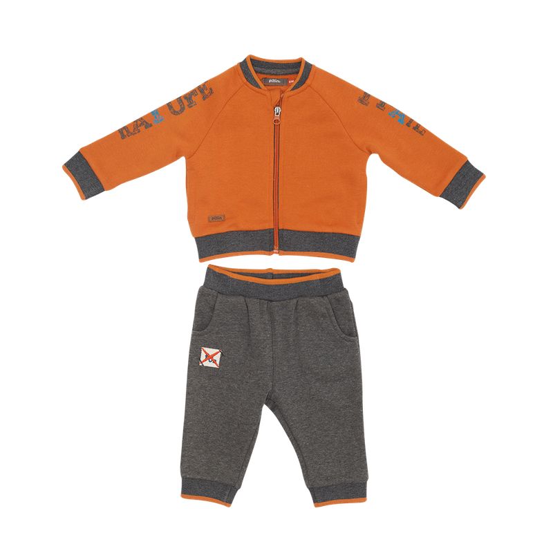 PILLIN - Buzo Bebé Niño con Polera Estampado PVV509OCR