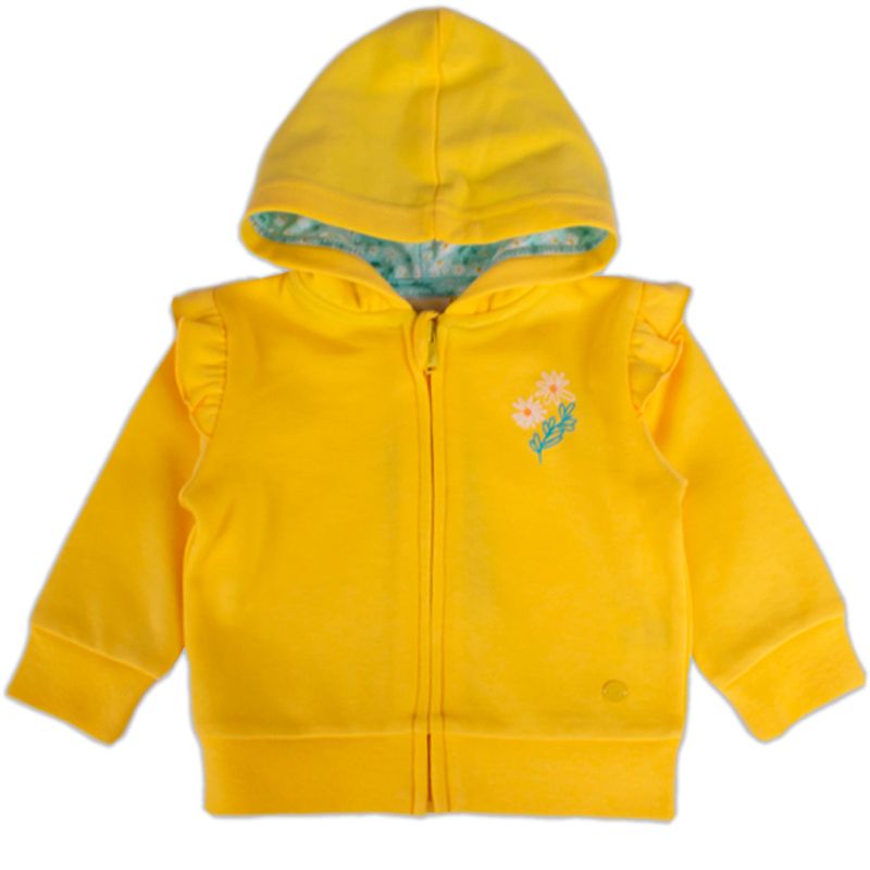 PILLIN - Polera cCierre y Capucha Bebé Niña PVY502-23AMA