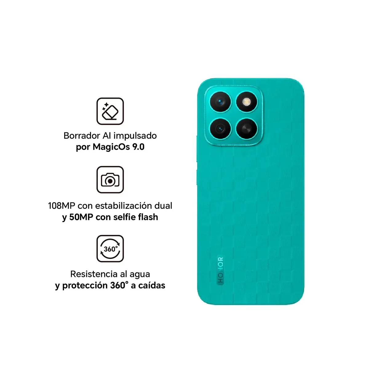 HONOR - HONOR X8C MARRS GREEN 8RAM 256GB - REGISTRADO