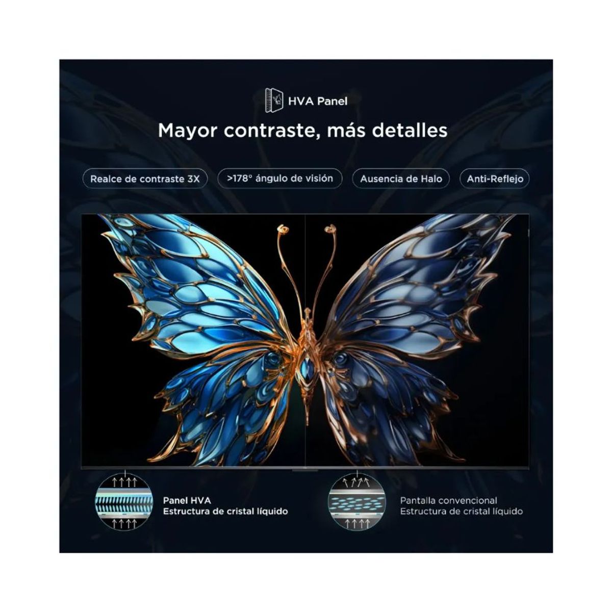 TCL - Televisor Smart TV 55 TCL 4K UHD QLED 55T6C+ Antena Digital