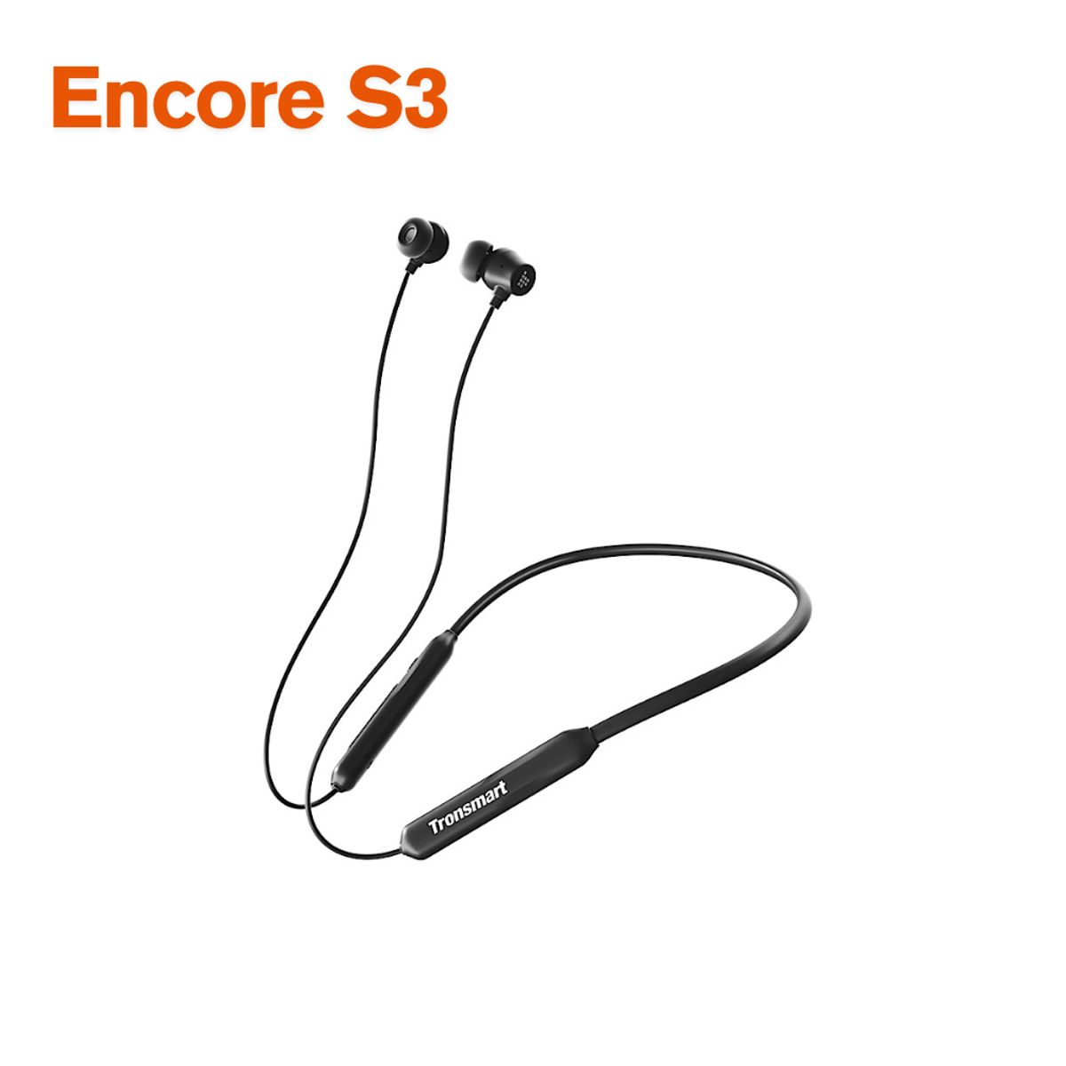 TRONSMART - Tronsmart Encore S3 Audífono Bluetooth hasta 45 horas - Negro