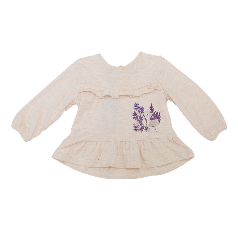 PILLIN - Polo Manga Larga Bebé Niña PVV608DAM