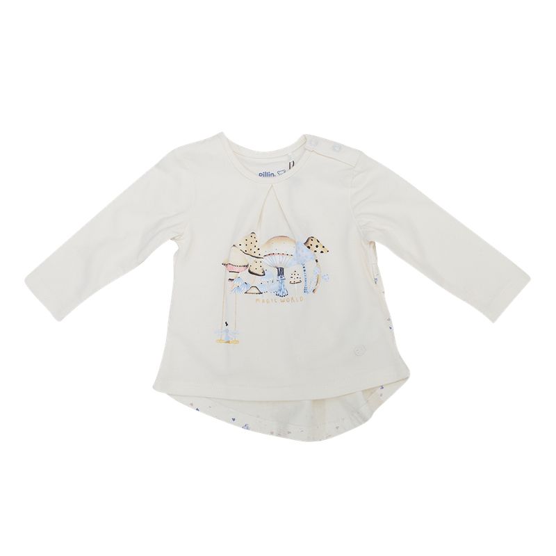 PILLIN - Polo Manga Larga Bebé Niña PVV609CRU