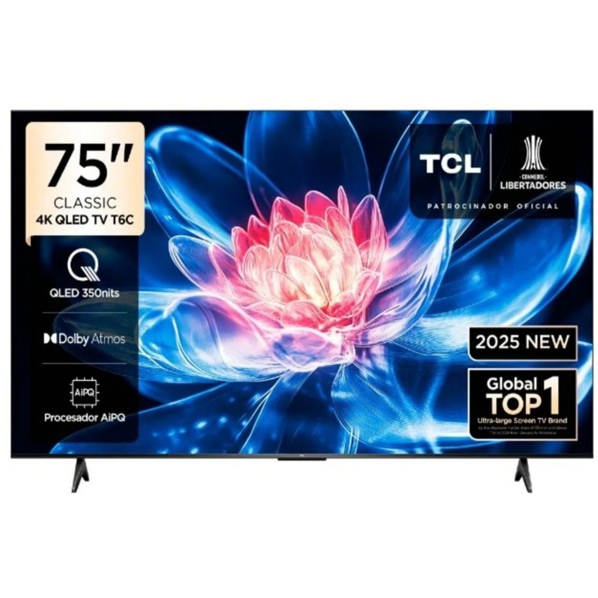 TCL - Televisor TCL 75 QLED Smart UHD 4K Google Tv 75T6C