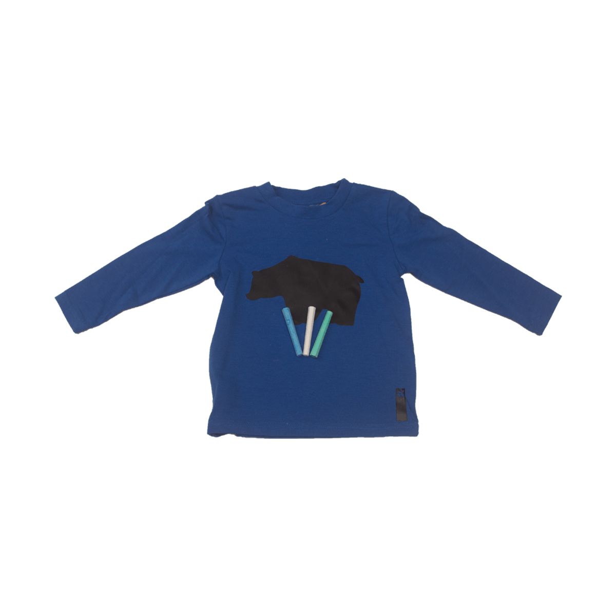 PILLIN - Polo Niño Manga Larga Estampada PVV620AZU