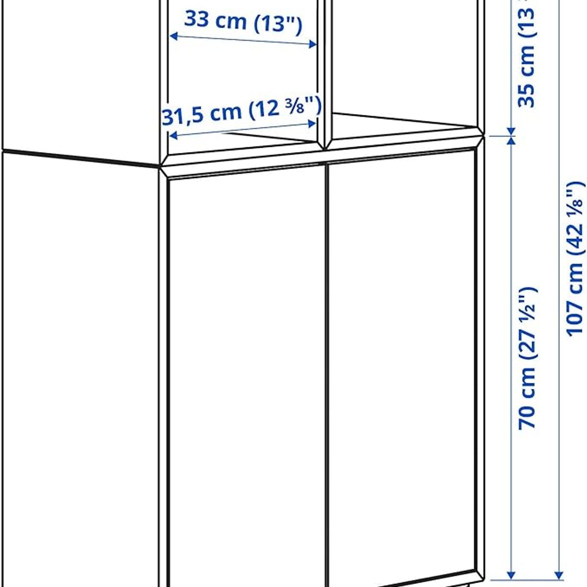 NACION MUEBLES - ESTANTE GABINETE RUBEN NACION MUEBLES