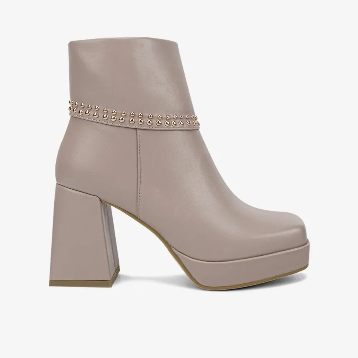 CHABELY - Botines Casuales para Mujer 25Q32YI056 Beige