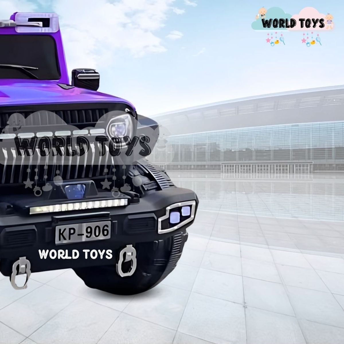 BABY - Carro a Batería para Niño «TITAN» Licensed Purple