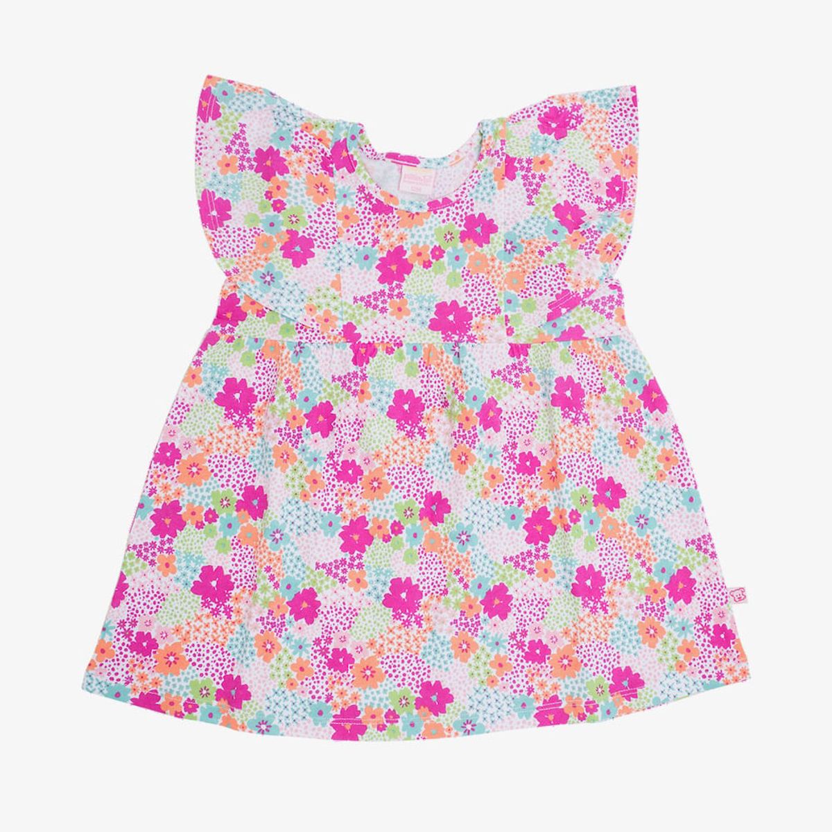 PILLIN - vestido basico happy days bebe niña PVS817NAR
