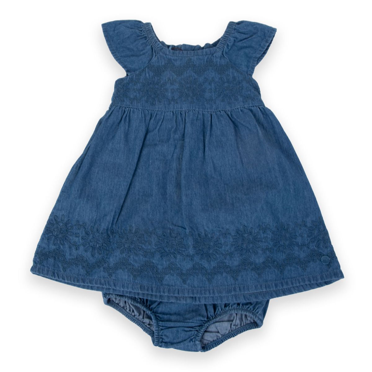PILLIN - Vestido Bebe Niña PVA728-24DEN