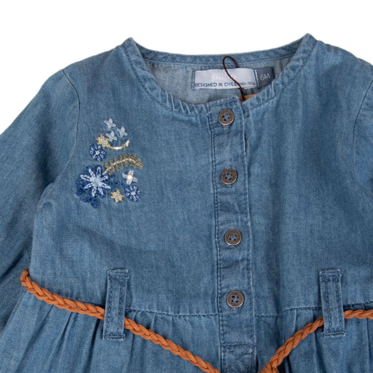 PILLIN - Vestido Bebe Niña PVB707-25DEN