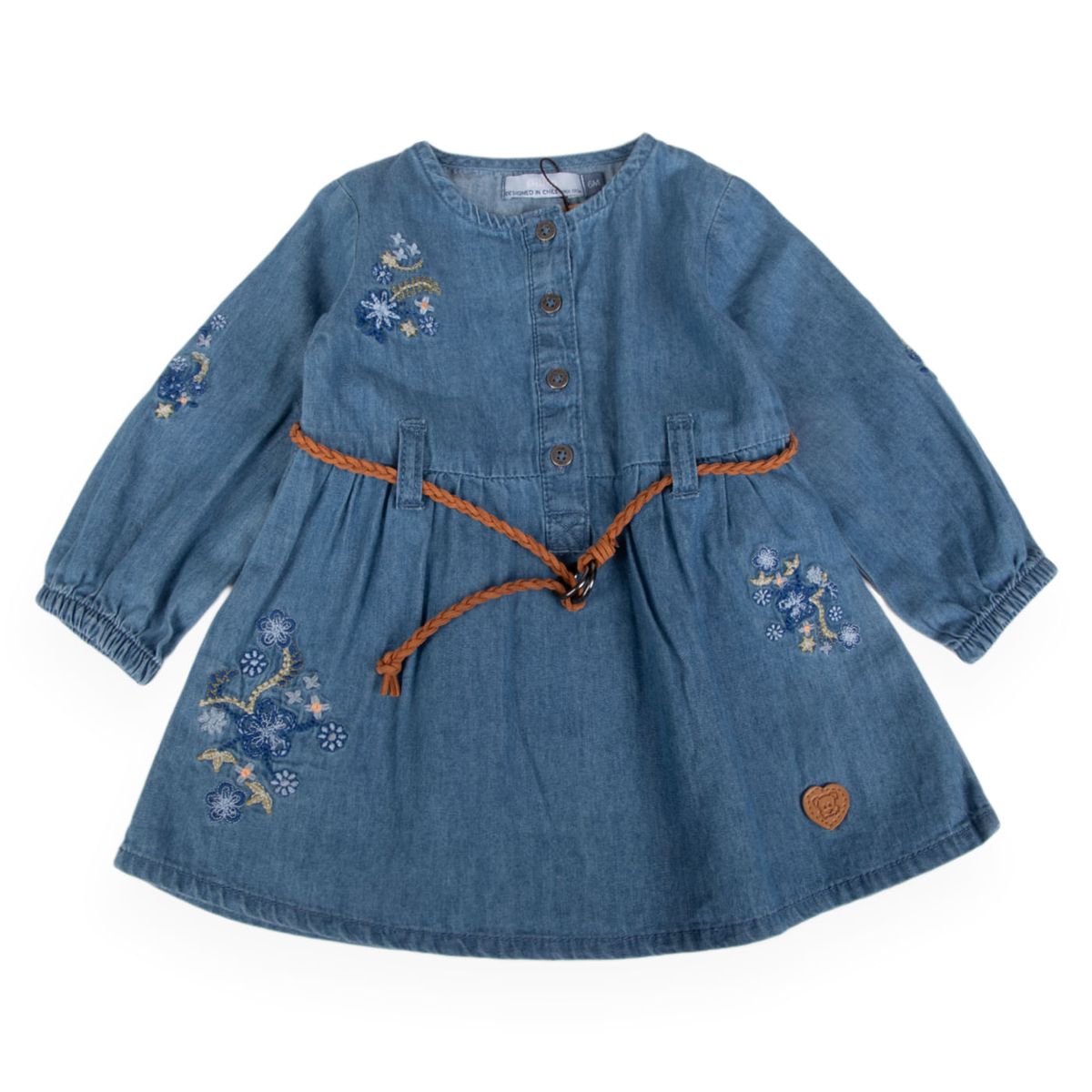 PILLIN - Vestido Bebe Niña PVB707-25DEN