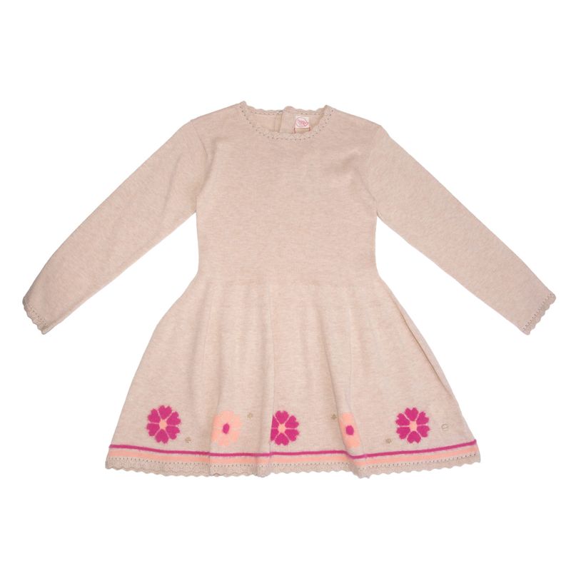 PILLIN - Vestido Niña PVB921-25BEI