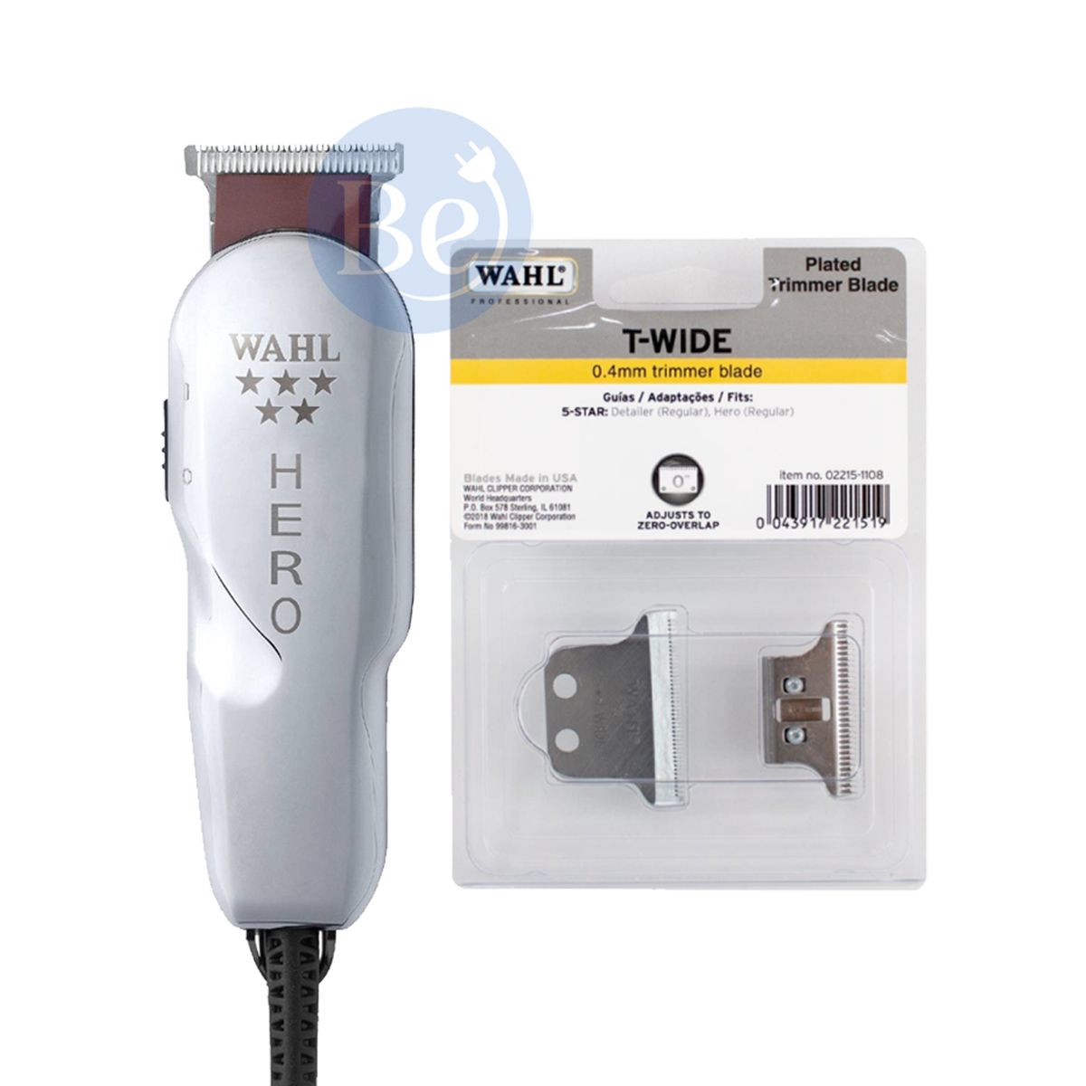 WAHL - Combo Wahl Trimmer Hero 5 Stars 08991-718 y Cuchilla De Repuesto