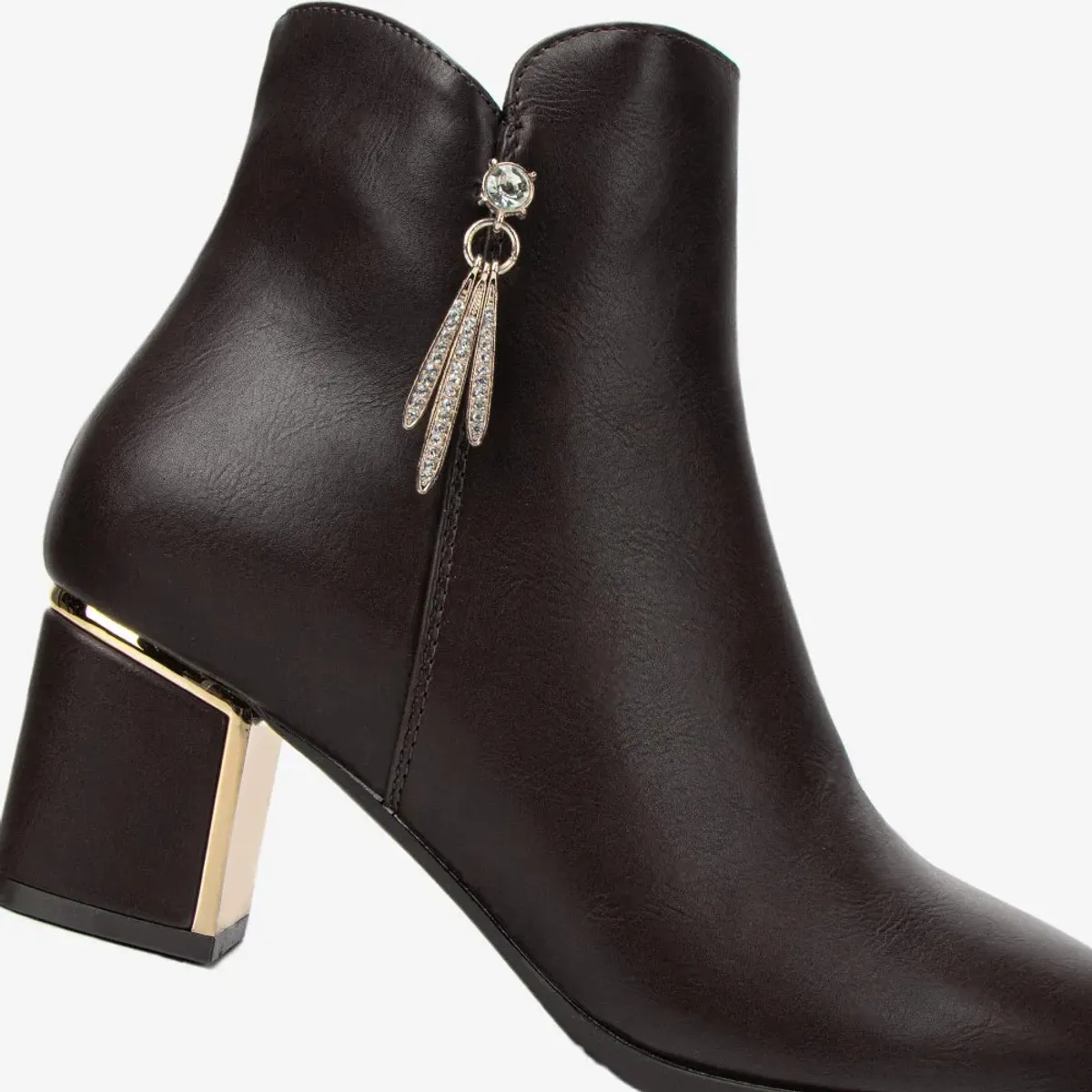 CHABELY - Botines Casuales para Mujer 25Q32YI068 Marrón