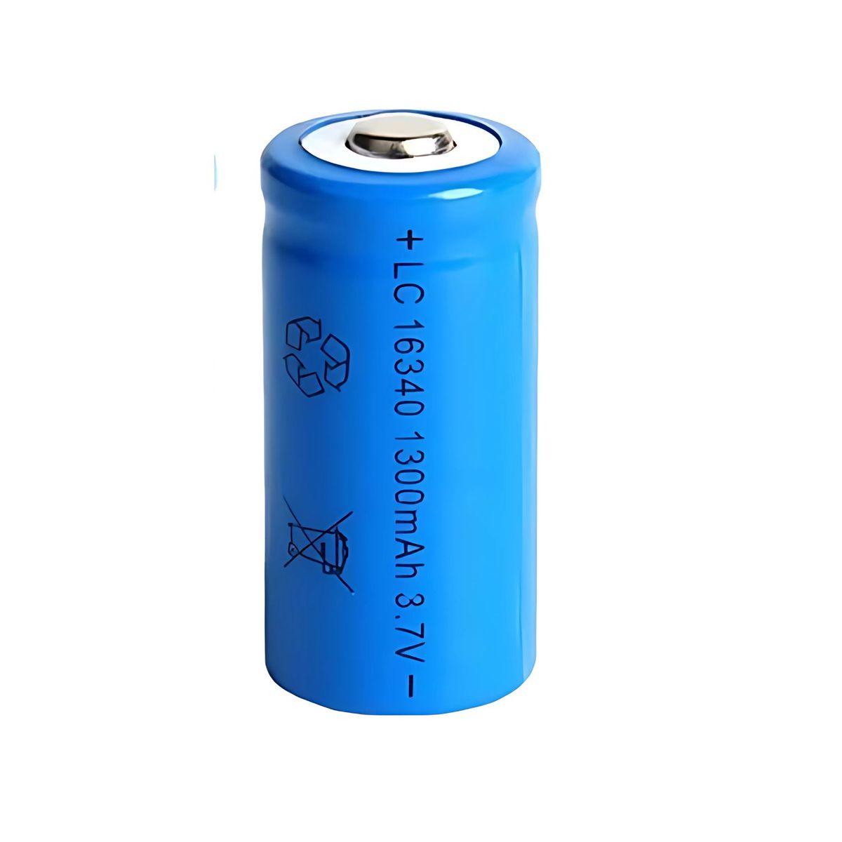 BESTON - Pila CR123A 16340 1600mAh 3.7V Recargable Li-Ion
