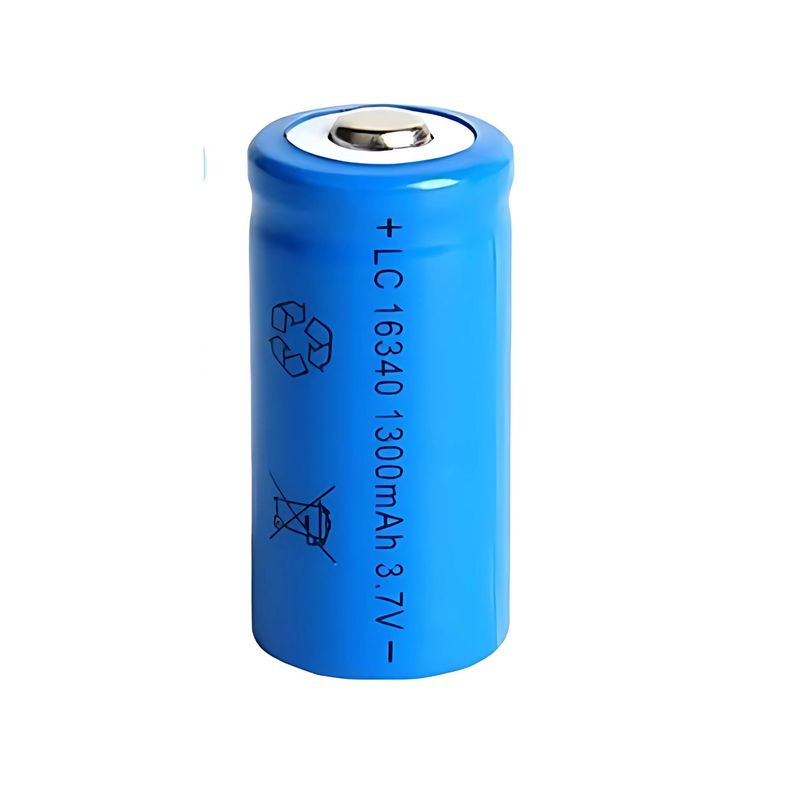 BESTON - Pila CR123A 16340 1600mAh 3.7V Batería Li-Ion Recargable