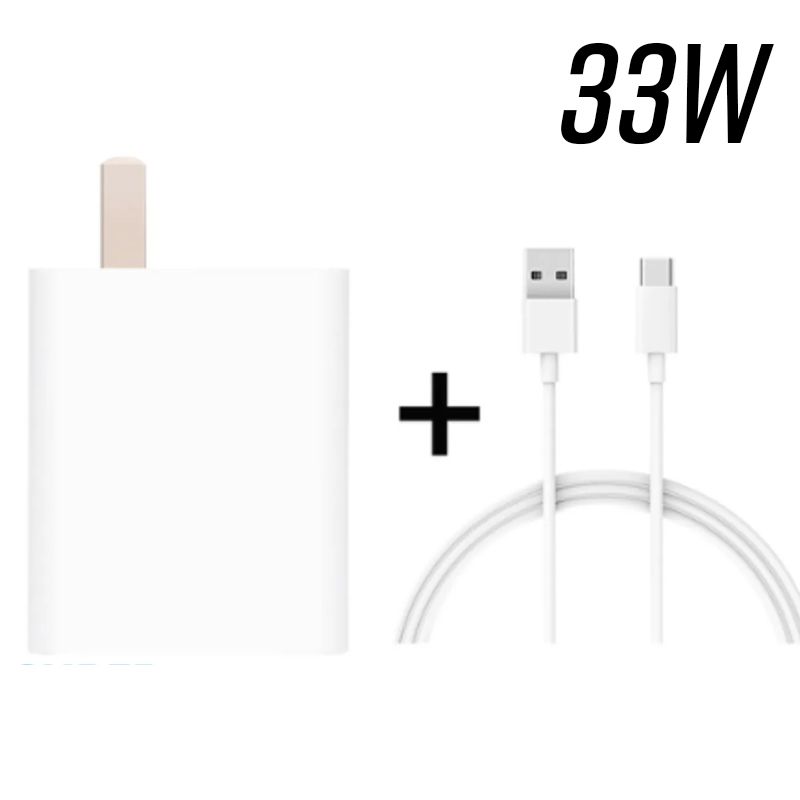 GENERICO - Cargador Generico Carga Rápida Turbo 33w Compatible Xiaomi
