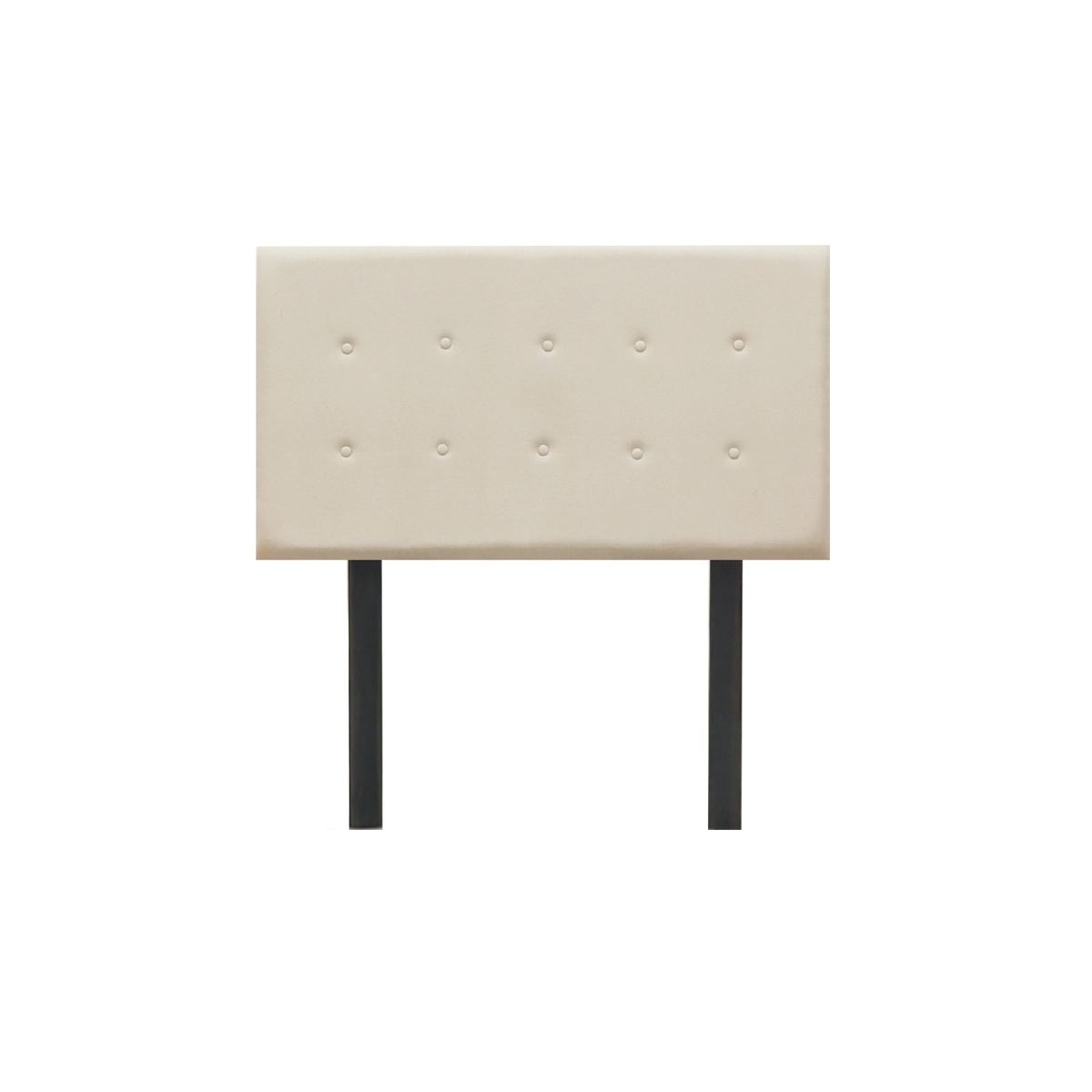 MUEBLES MACRUMO - Cama tapizada Lima - 2 Plz - Color Beige claro