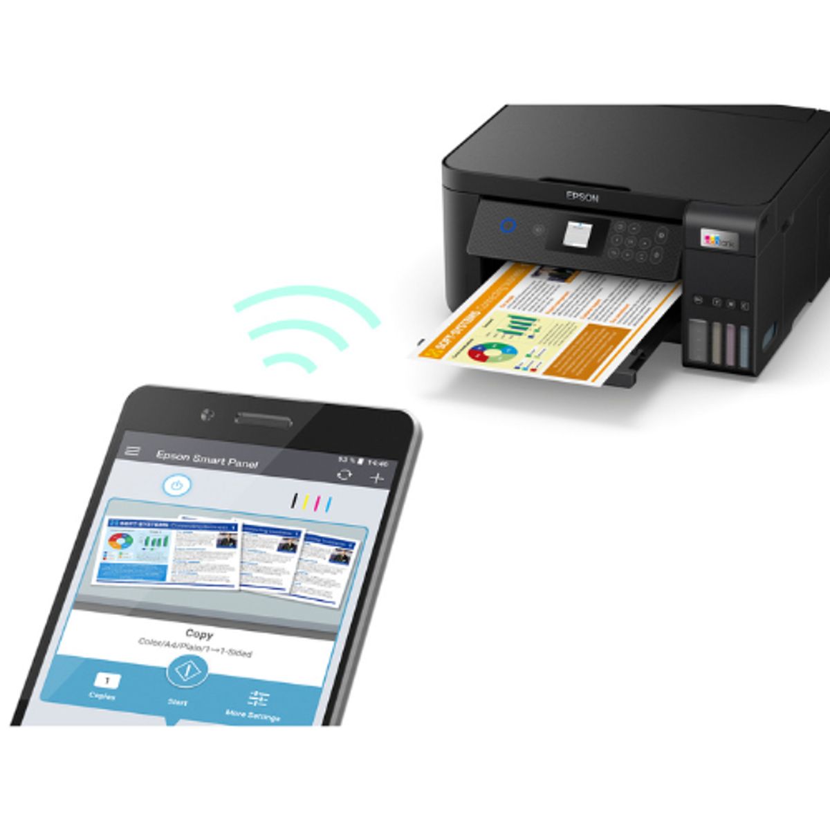 EPSON - Impresora Multifuncional de tinta EPSON C11CJ63301 L4260 110V
