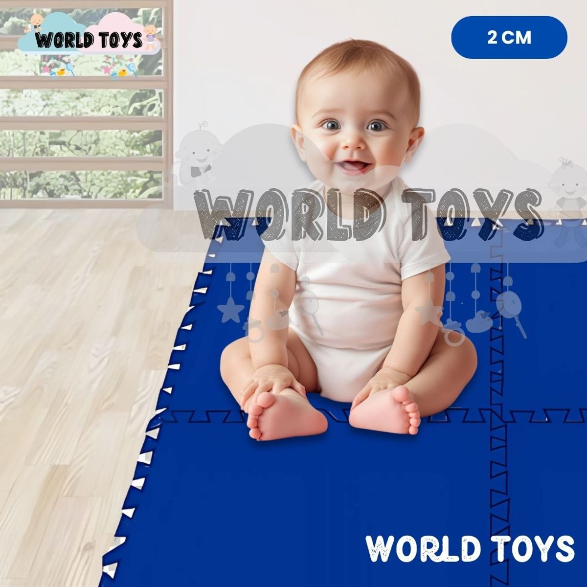 BABY - Piso Rompecabezas para Bebés «COLOR FLOOR» 2.0 Blue