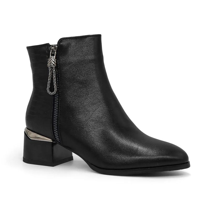 CHABELY - Botines Casuales Para Mujer 25Q32YI085 Negro