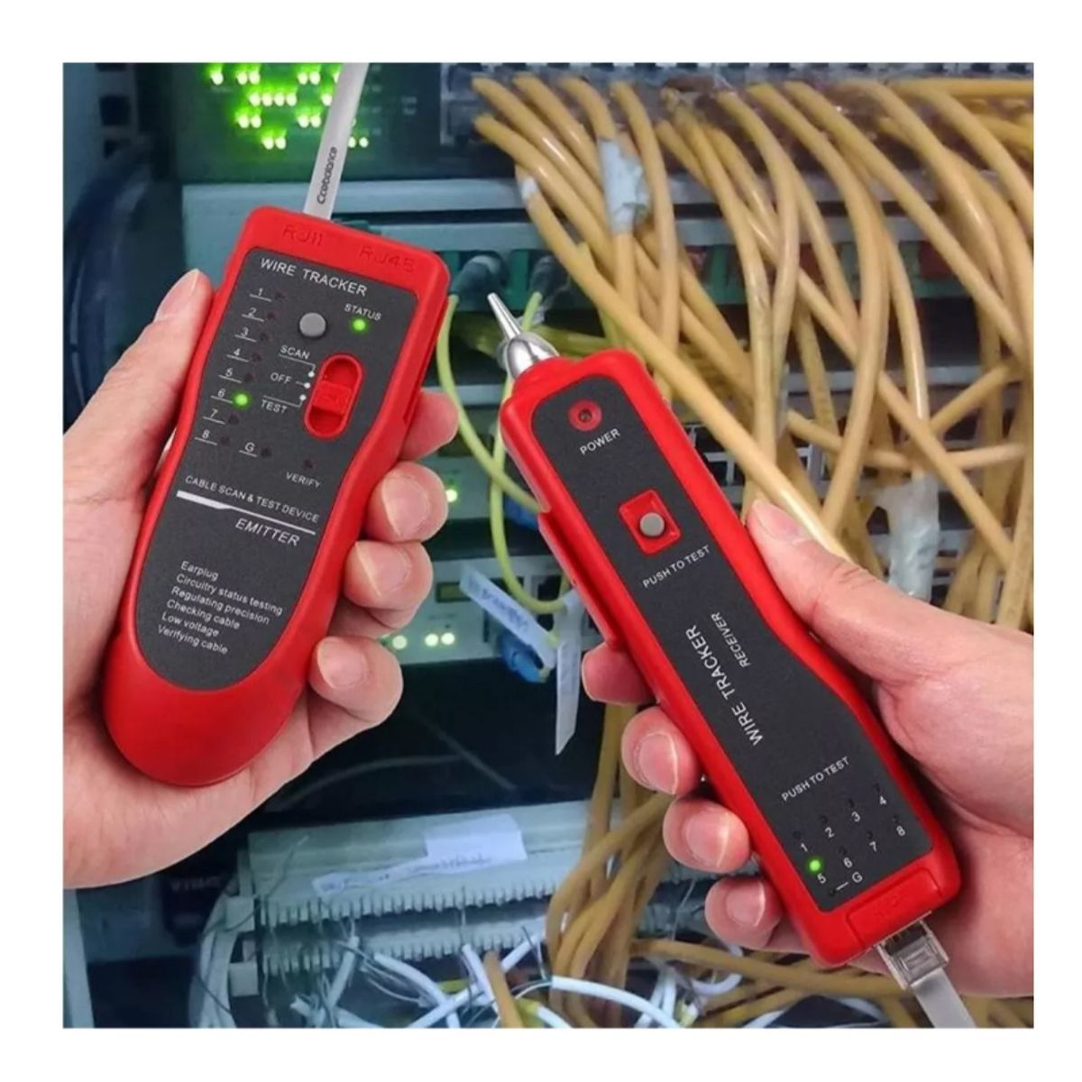 GENERICO - Probador Tester Cable Red Generador De Tonos Rj11 Y Rj45