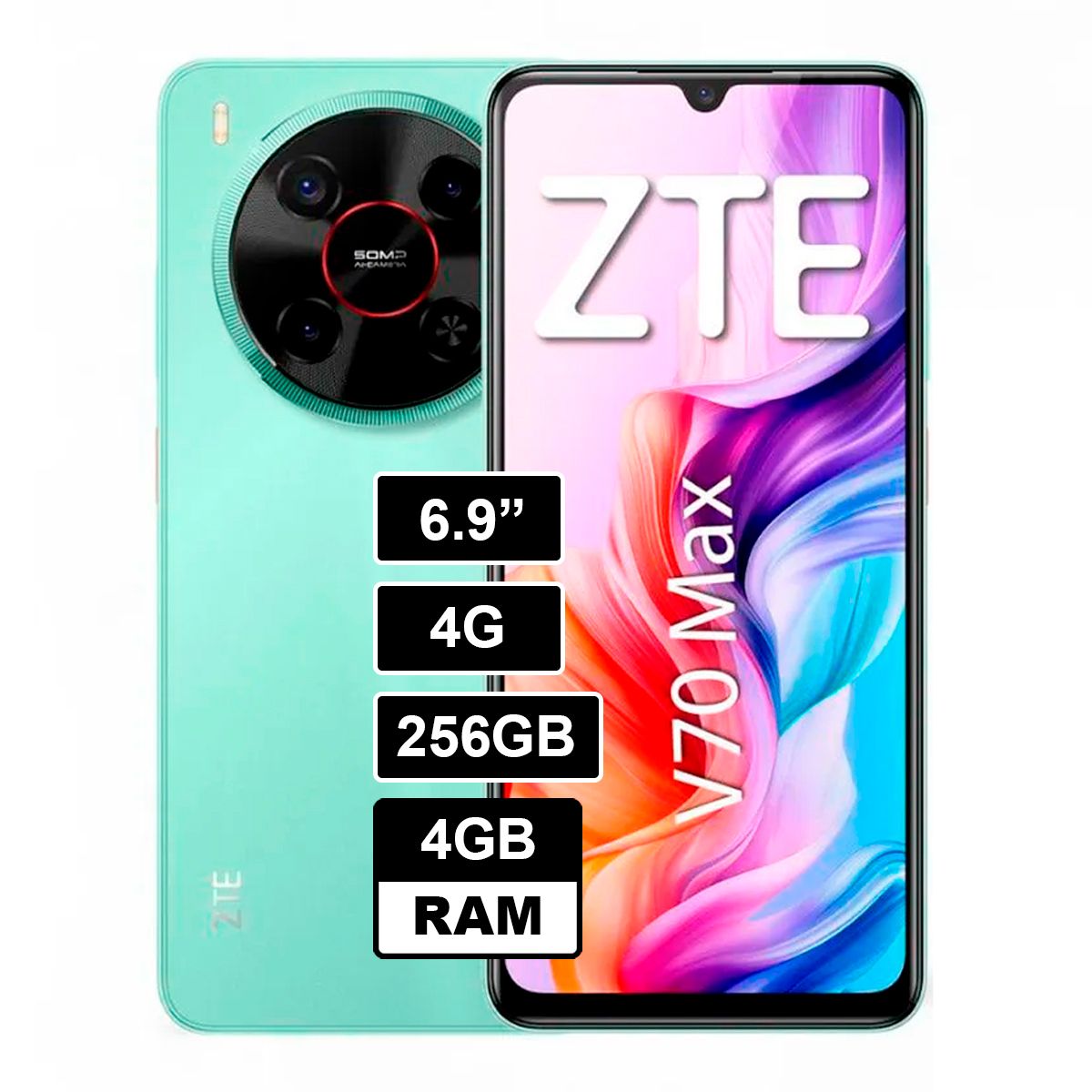 ZTE - CELULAR ZTE BLADE V70 MAX 4RAM 256GB VERDE