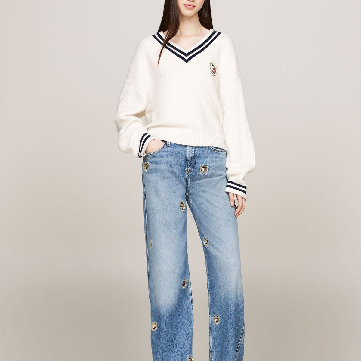 TOMMY HILFIGER - JEAN BETSY MD LS DH6134